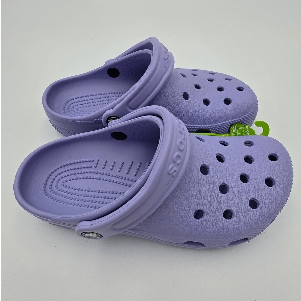 Crocs Classic Clog Kids Lavender Purple Shoes Size J5, NWT